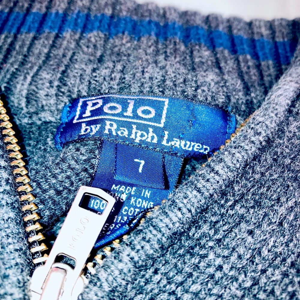 Ralph Lauren Short Zipper Pullover Sweater